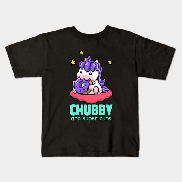 Chubby And Super Cute | Cute Baby Kids T-Shirt by KidsKingdom